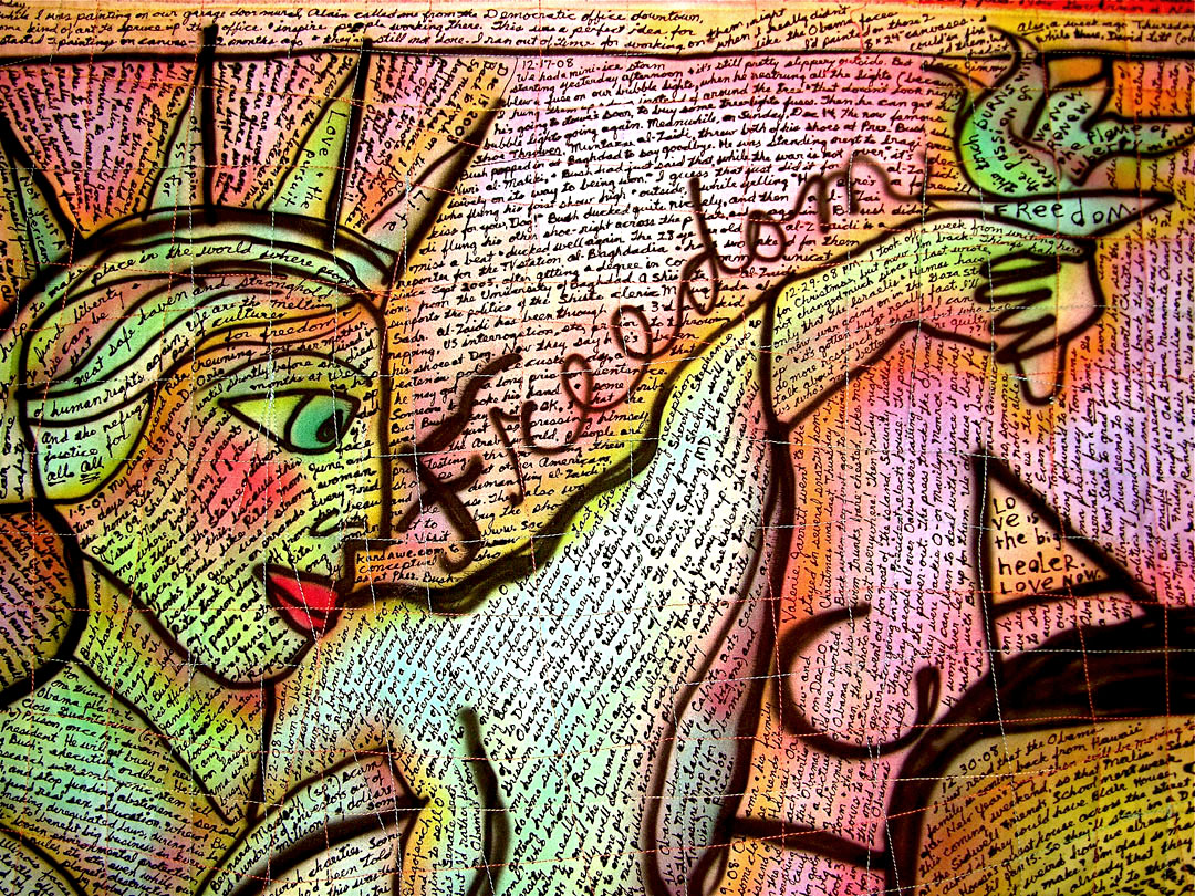 Obama REI detail view. Susan Shie 2009